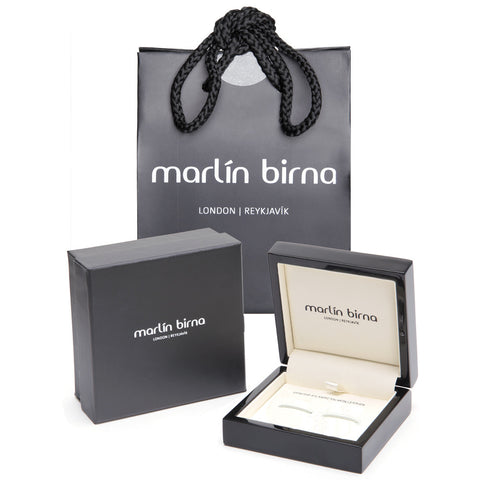 Genuine Ostrich Leather Cufflinks Gold-Tone ▪ Gold Metallic - Marlín Birna Ltd. 